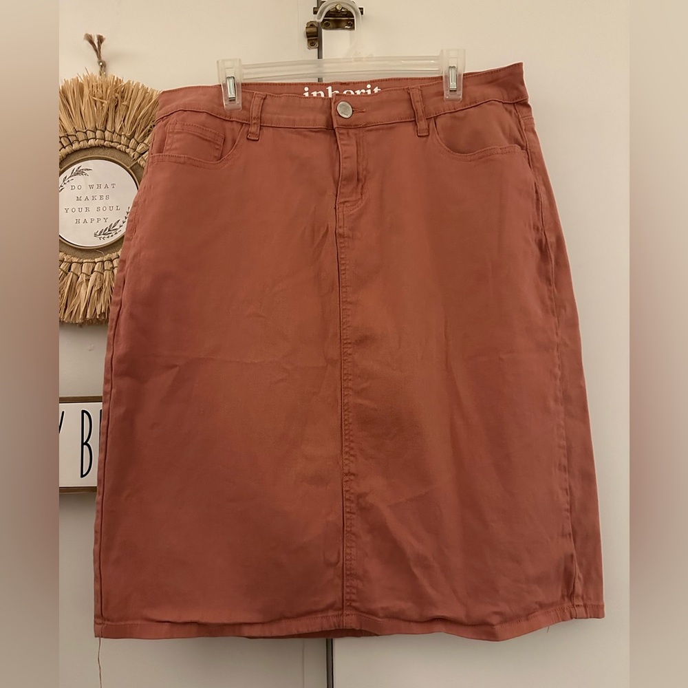 Inherit Clothing Co Remi Pink Clay Skirt